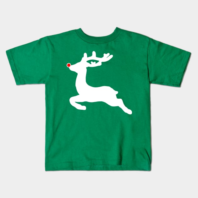 Rudolph Christmas Kids T-Shirt by bubbsnugg